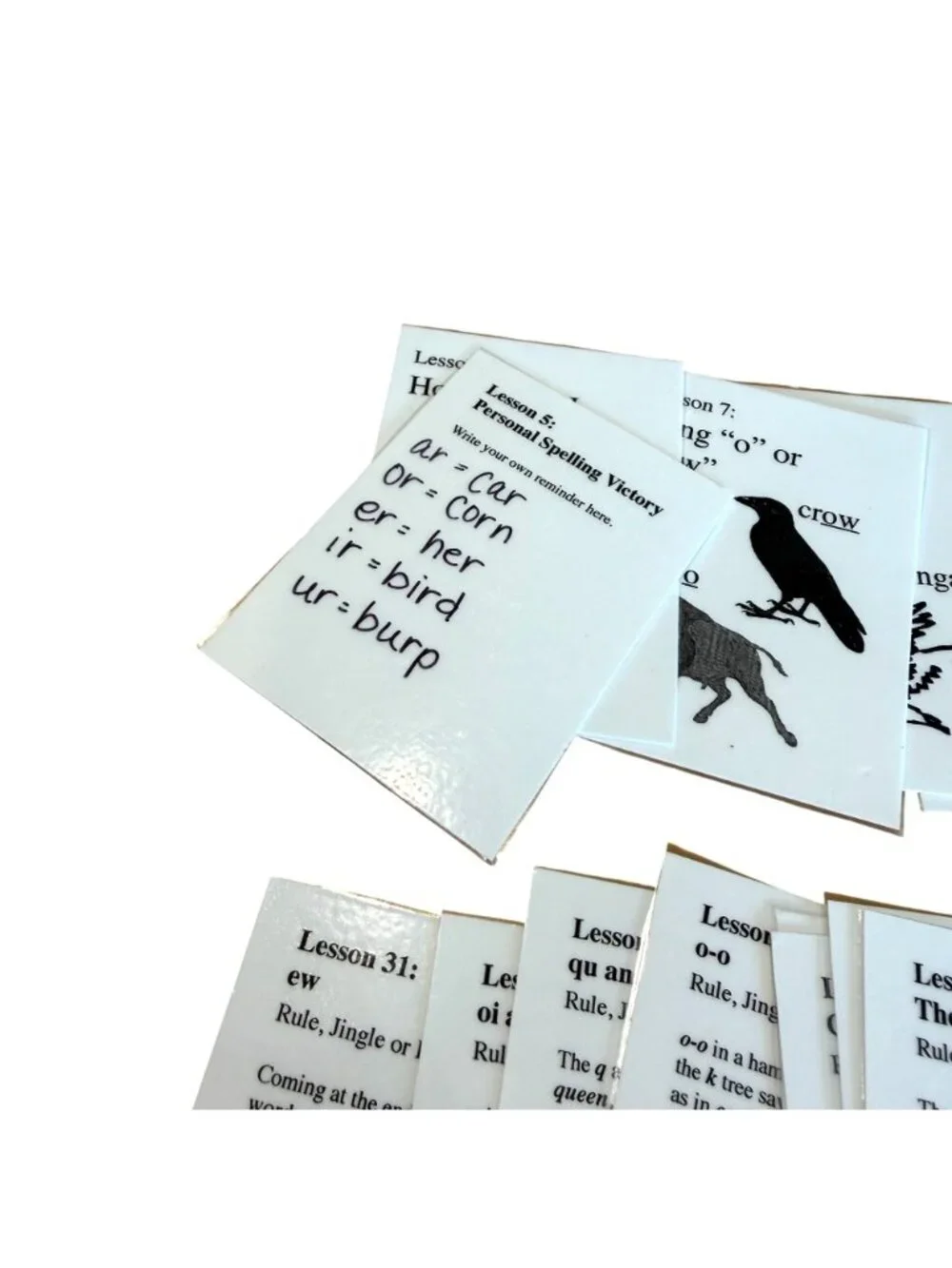 IEW Phonetic Zoo Spelling Zoo Cards Set Laminated Extra Complete